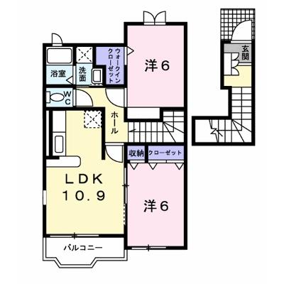 サニーヒル 202【管理NO：1-015602601-02020】 ★家具家電は申し込み後に搬入します 2026年09月上旬入居可能の外観画像