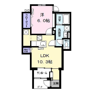 レジデンス港南 101【管理NO：1-025302901-01010】 ★家具家電は申し込み後に搬入します★ ★2026年10月下旬入居可能★の外観画像