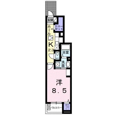 エクラ 102【管理NO：1-026014501-01020】 ★家具家電は申し込み後に搬入します★の外観画像