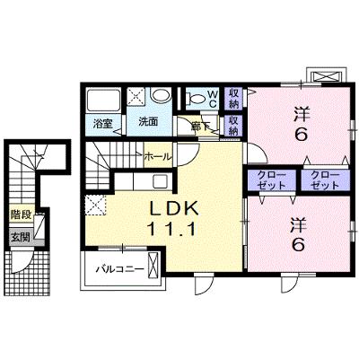 ソレイユＢ 202【管理NO：1-016933402-02020】 ★家具家電は申し込み後に搬入します 2026年07月下旬入居可能の外観画像