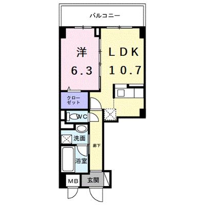 エスタプレイス 403【管理NO：1-027697901-04030】 ★家具家電は申し込み後に搬入します 2027年04月上旬入居可能の外観画像