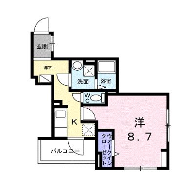 彩　ＫｙｏｔｏＮｉｓｈｉｊｉｎ 303【管理NO：1-027390401-03030】 ★家具家電は申し込み後に搬入します★ ★2027年03月下旬入居可能★の外観画像