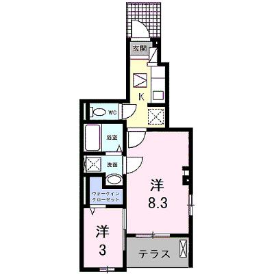 アビアント 101【管理NO：1-027749601-01010】 ★家具家電は申し込み後に搬入します★の外観画像