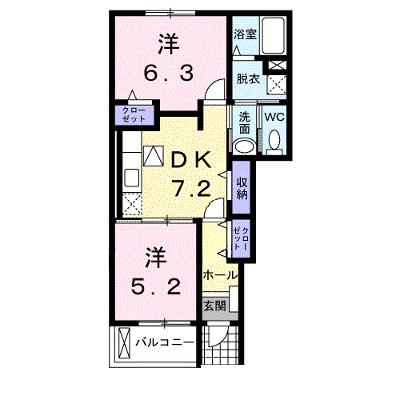 クレイン・ガーデンＤ 103【管理NO：1-014201004-01030】 ★家具家電は申し込み後に搬入します 2026年09月下旬入居可能の外観画像