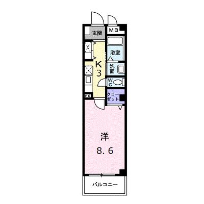 アルモニーＢ 301【管理NO：1-012305701-03010】 ★家具家電は申し込み後に搬入します★ ★2026年09月中旬入居可能★の外観画像