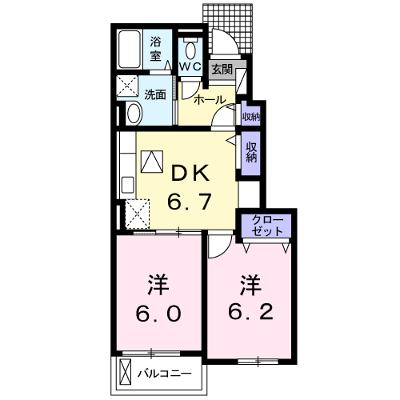 サクラ 103【管理NO：1-021610101-01030】 ★家具家電は申し込み後に搬入します★ ★2026年08月下旬入居可能★の外観画像