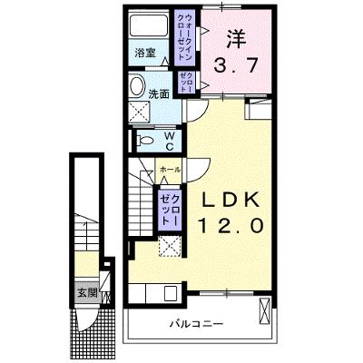 グリーンホームⅢ 202【管理NO：1-026297101-02020】 ★家具家電は申し込み後に搬入します 2026年08月下旬入居可能の外観画像