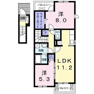 ブライト　アベニュー 201【管理NO：1-016102901-02010】 ★家具家電は申し込み後に搬入します★の外観画像