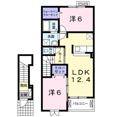 プリムローズＢ 202【管理NO：1-016115402-02020】 ★家具家電は申し込み後に搬入します 2026年08月下旬入居可能の外観画像