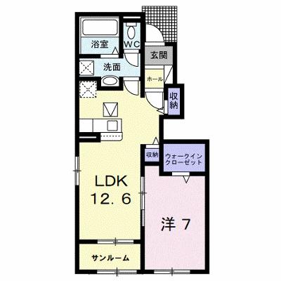 ベル　フォンテーヌ　Ｂ 106【管理NO：1-026204102-01050】 ★家具家電は申し込み後に搬入します★の外観画像