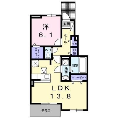 コスモス　Ａ 102【管理NO：1-024048701-01020】 ★家具家電は申し込み後に搬入します 2026年09月中旬入居可能の外観画像