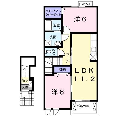ファミール　メゾン 202【管理NO：1-016550801-02020】 ★家具家電は申し込み後に搬入します★ ★2026年08月下旬入居可能★の外観画像