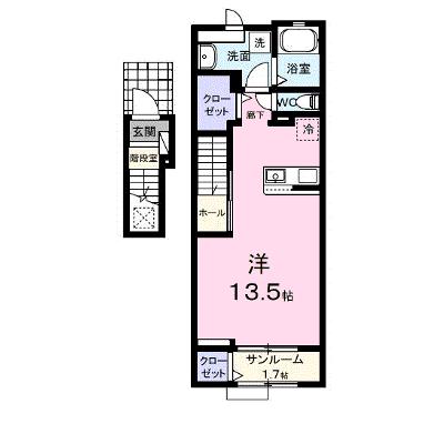 Ｌｏｔｕｓ　Ⅱ 203【管理NO：1-028530702-02030】 ★家具家電は申し込み後に搬入します★ ★2027年01月下旬入居可能★の外観画像