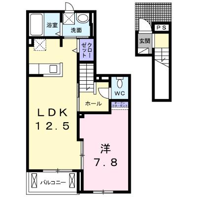 遊雅 202【管理NO：1-020678001-02020】 ★家具家電は申し込み後に搬入しますの外観画像