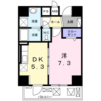 ゼンショウ天神 802【管理NO：1-023376901-08020】 ★家具家電は申し込み後に搬入します★の外観画像