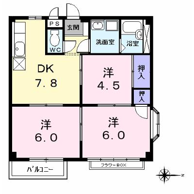エルディム鈴木 201【管理NO：1-001023801-02010】 ★家具家電は申し込み後に搬入します★の外観画像