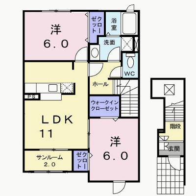 デイジーＡ 203【管理NO：1-014575501-02030】 ★家具家電は申し込み後に搬入します 2026年08月中旬入居可能の外観画像