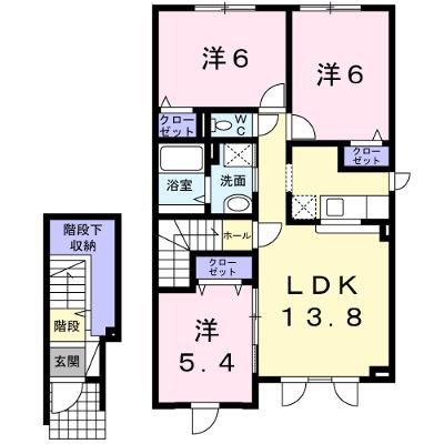 パーク水明　Ａ 203【管理NO：1-017406101-02030】 ★家具家電は申し込み後に搬入します★ ★2026年09月上旬入居可能★の外観画像