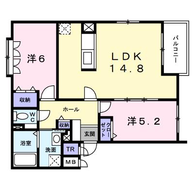 パレ麻生 204【管理NO：1-010313301-02040】 ★家具家電は申し込み後に搬入します 2026年08月下旬入居可能の外観画像