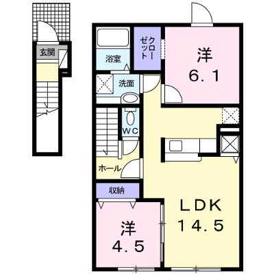 ルーマ　フォンテ 201【管理NO：1-019652601-02010】 ★家具家電は申し込み後に搬入します 2026年08月下旬入居可能の外観画像