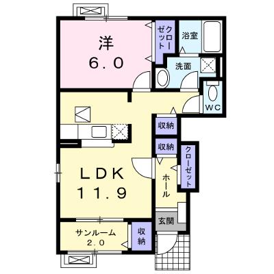 ヒルズ　キザキ　Ｂ 101【管理NO：1-016490902-01010】 ★家具家電は申し込み後に搬入します 2026年08月下旬入居可能の外観画像