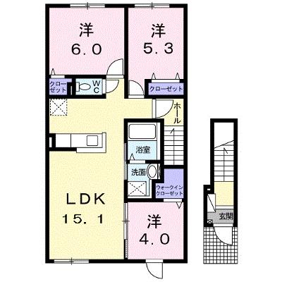 ル・レーヴⅠ 202【管理NO：1-021933001-02020】 ★家具家電は申し込み後に搬入します 2026年08月下旬入居可能の外観画像