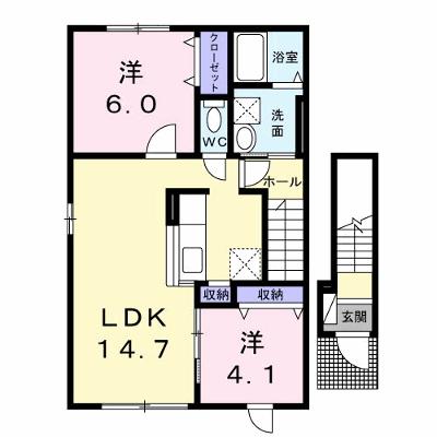 ベルメゾン　中鈴蘭Ⅰ 201【管理NO：1-018853101-02010】 ★家具家電は申し込み後に搬入します 2026年08月中旬入居可能の外観画像