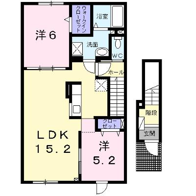 ストゥニールグリーン 202【管理NO：1-022299701-02020】 ★家具家電は申し込み後に搬入します 2026年08月下旬入居可能の外観画像
