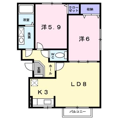 コウジィーコートⅡ 202【管理NO：1-012302601-02020】 ★家具家電は申し込み後に搬入します 2026年09月上旬入居可能の外観画像
