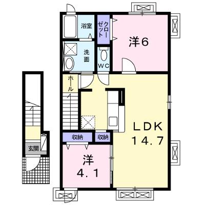 サン　ブライト 205【管理NO：1-021705801-02050】 ★家具家電は申し込み後に搬入します 2026年08月中旬入居可能の外観画像