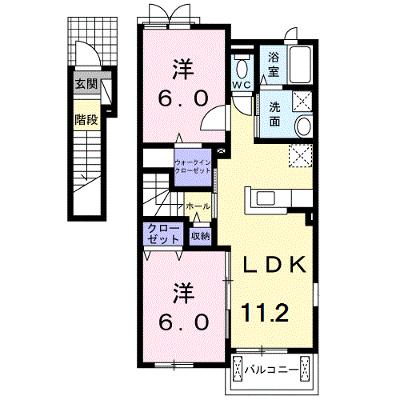 ボニータ・Ｃ 201【管理NO：1-023384403-02010】 ★家具家電は申し込み後に搬入します★の外観画像