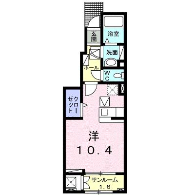 グランカーサドゥ 103【管理NO：1-024859701-01030】 ★家具家電は申し込み後に搬入します★ ★2026年10月中旬入居可能★の外観画像