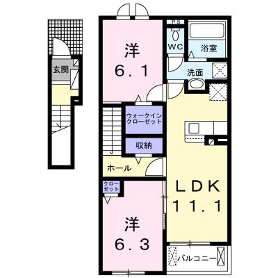 ミッドレジデンス山下ⅠＢ 202【管理NO：1-026822802-02020】 ★家具家電は申し込み後に搬入します★ ★2026年08月下旬入居可能★の外観画像
