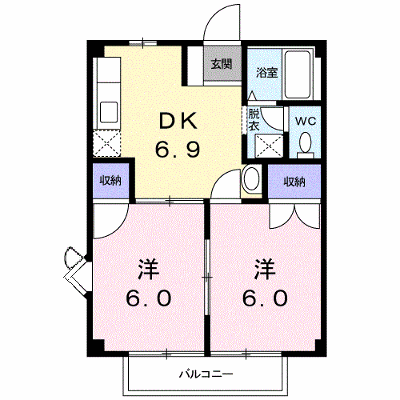 ボヌール山田 202【管理NO：1-006557901-02020】 ★家具家電は申し込み後に搬入します★の外観画像