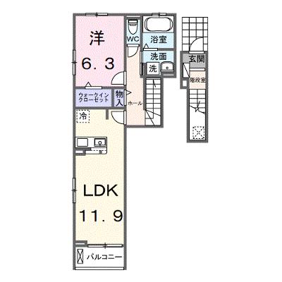 仮称　シエル白岡　Ⅱ 207【管理NO：1-028414902-02070】 ★家具家電は申し込み後に搬入します★ ★2027年02月上旬入居可能★の外観画像