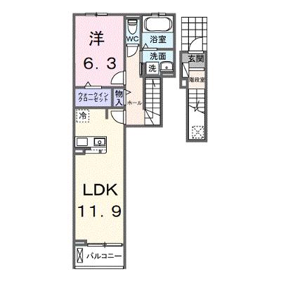 仮称　シエル白岡　Ⅰ 204【管理NO：1-028414901-02040】 ★家具家電は申し込み後に搬入します★ ★2027年02月上旬入居可能★の外観画像