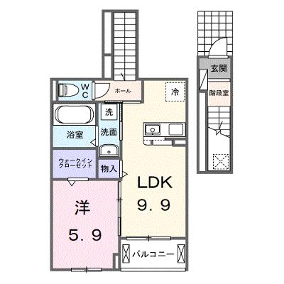 仮称　シエル白岡　Ⅰ 203【管理NO：1-028414901-02030】 ★家具家電は申し込み後に搬入します 2027年02月上旬入居可能の外観画像