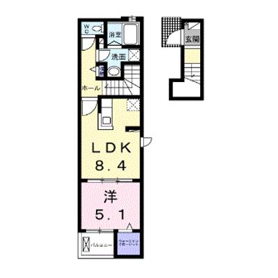 ＫＡＲＡＺ（カラズ） 201【管理NO：1-027565801-02010】 ★家具家電は申し込み後に搬入します 2026年08月下旬入居可能の外観画像