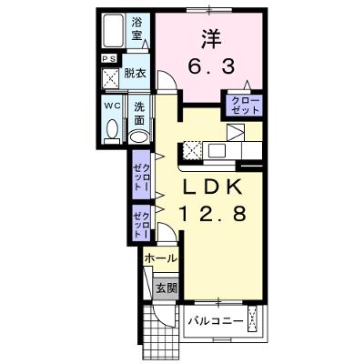 ピアフィールドⅡ 101【管理NO：1-017795501-01010】 ★家具家電は申し込み後に搬入します 2026年08月下旬入居可能の外観画像