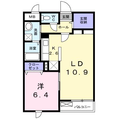 ラ　ルーチェ 103【管理NO：1-019446301-01030】 ★家具家電は申し込み後に搬入します 2026年09月上旬入居可能の外観画像