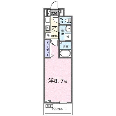メルヴェーユ七里 103【管理NO：1-027997301-01030】 ★家具家電は申し込み後に搬入します 2026年08月下旬入居可能の外観画像