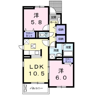 ＹＨ・ルガート 102【管理NO：1-017443701-01020】 ★家具家電は申し込み後に搬入します★ ★2026年08月下旬入居可能★の外観画像