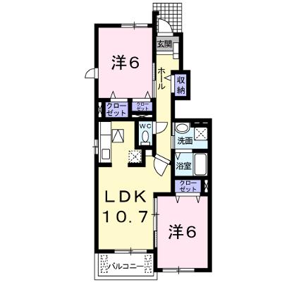 サニー　ＫⅤ 102【管理NO：1-015905003-01020】 ★家具家電は申し込み後に搬入します★ ★2026年08月下旬入居可能★の外観画像