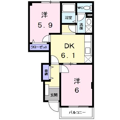 フローラＭ 101【管理NO：1-010914201-01010】 ★家具家電は申し込み後に搬入します★ ★2026年08月中旬入居可能★の外観画像