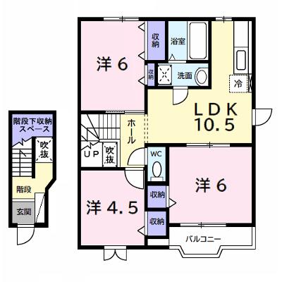 スウィート　ドリーム　Ⅰ 202【管理NO：1-011043001-02020】 ★家具家電は申し込み後に搬入します★ ★2026年08月下旬入居可能★の外観画像