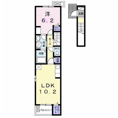 グランツＹＨ　Ⅲ 206【管理NO：1-026424403-02060】 ★家具家電は申し込み後に搬入します★の外観画像