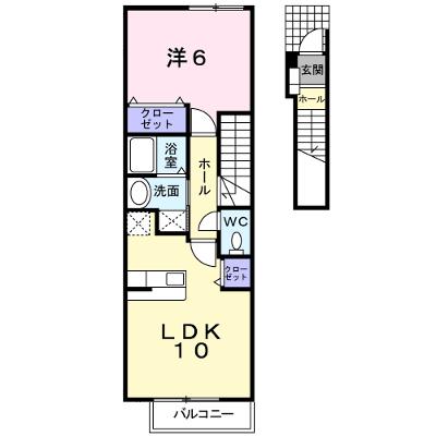 プラウド幕張本郷Ⅶ 202【管理NO：1-015038301-02020】 ★家具家電は申し込み後に搬入します 2026年09月上旬入居可能の外観画像
