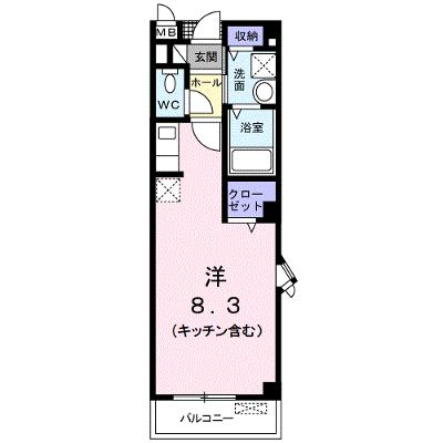 カーサプラシードＭ 201【管理NO：1-013044401-02010】 ★家具家電は申し込み後に搬入します 2026年08月下旬入居可能の外観画像