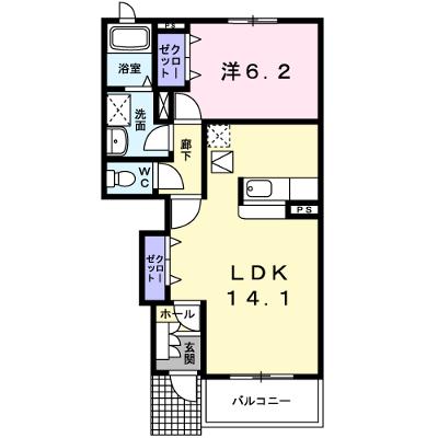 ポラリス 102【管理NO：1-014028701-01020】 ★家具家電は申し込み後に搬入します 2026年09月中旬入居可能の外観画像