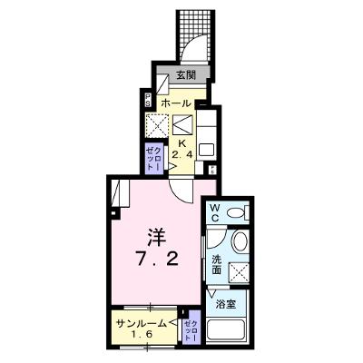 アイビードットオザク 104【管理NO：1-028507001-01040】 ★家具家電は申し込み後に搬入します 2026年08月下旬入居可能の外観画像